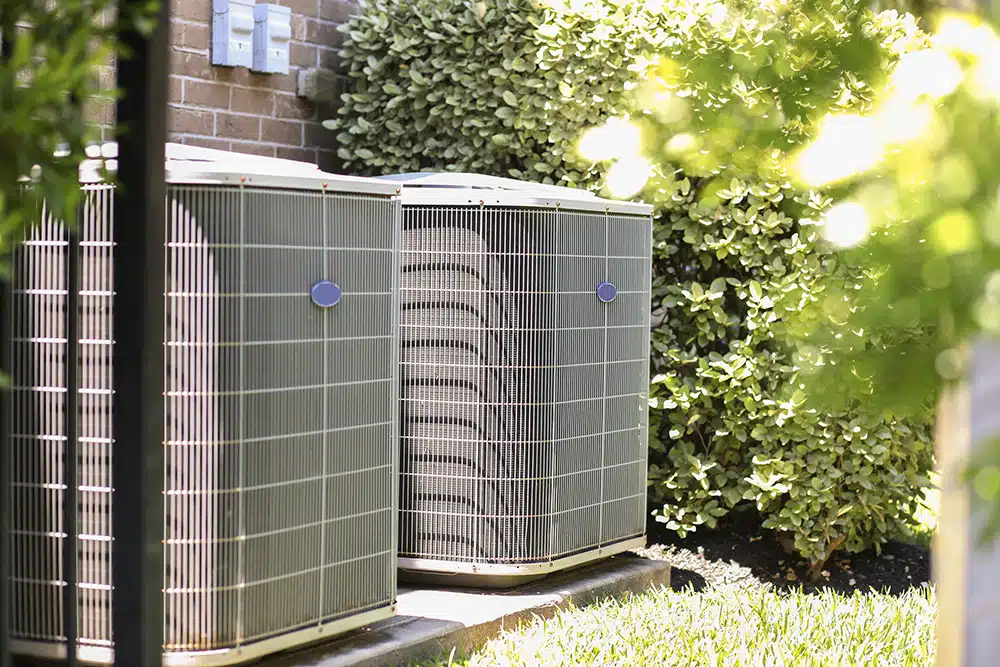 2 AC units outside of residential home in Denver, CO.