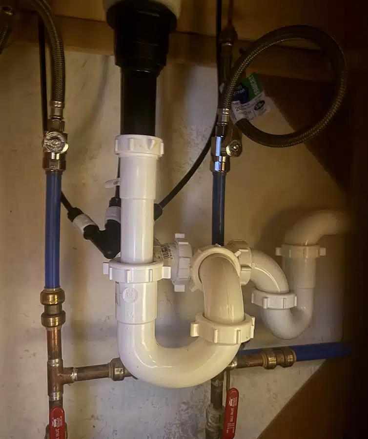 plumbing repair in Denver home