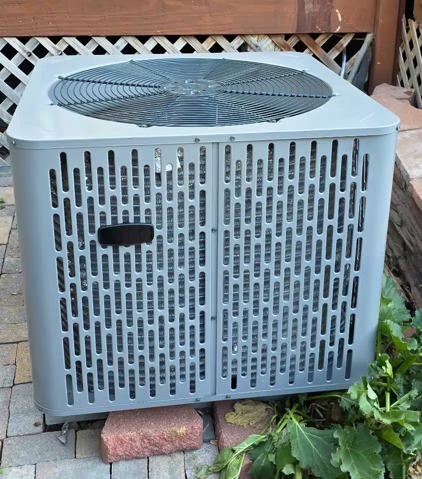 Air conditioning unit in Denver, CO.