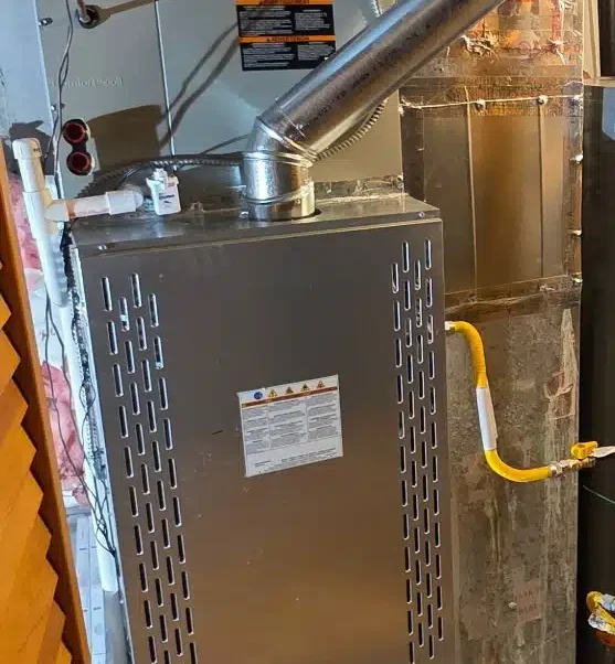 Furnace in residential home in Denver, CO.