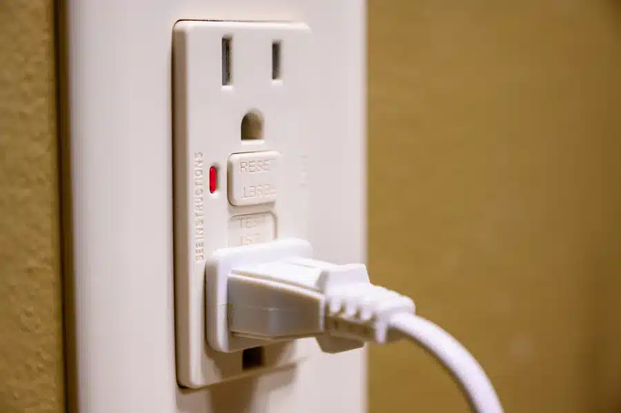 electrical outlet closeup