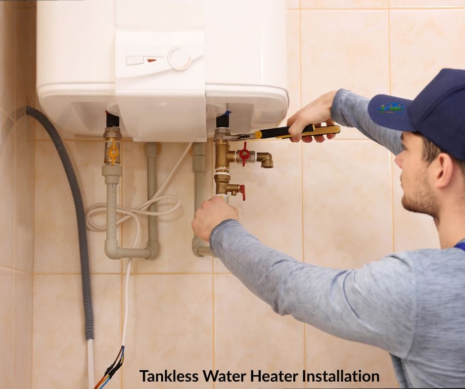 Tankless Water Heater Installation in Parker