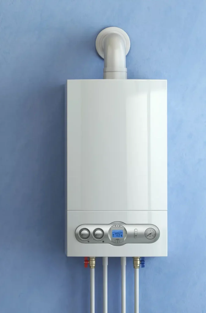 Tankless water heater in Denver, CO.