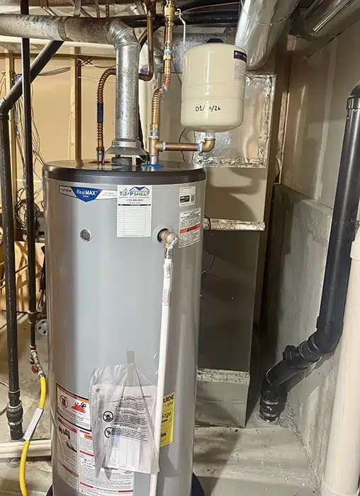 water heater installation in Greenwood Village