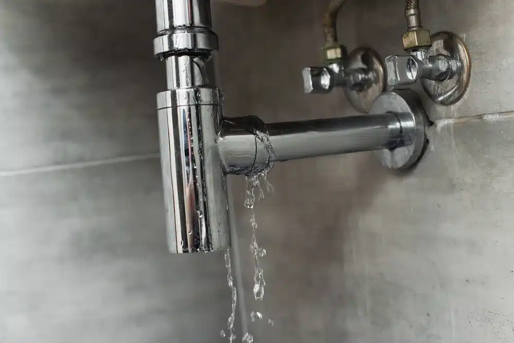 leaking pipe