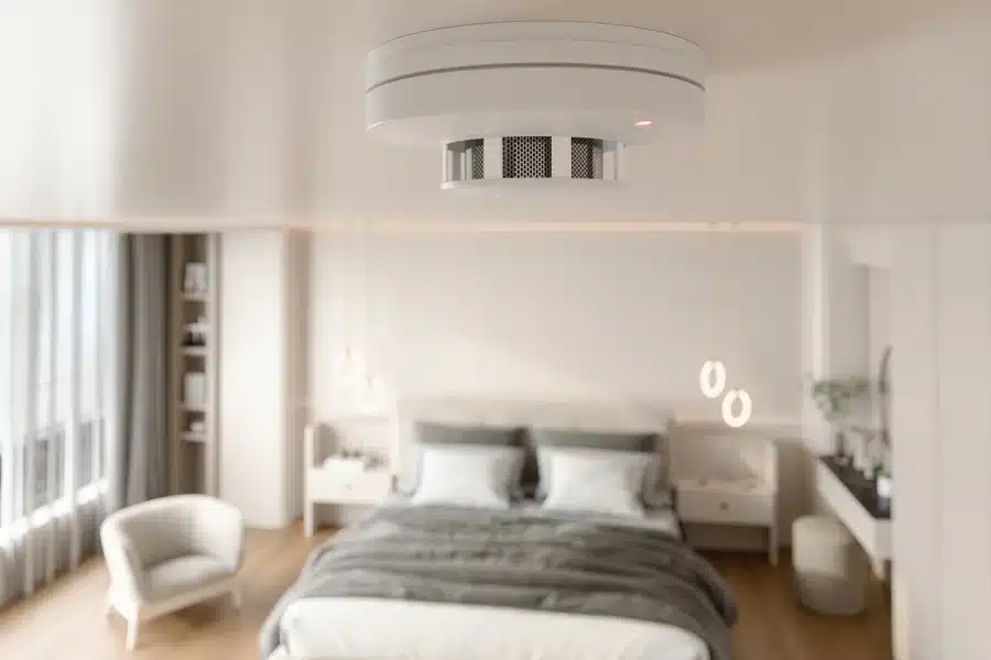 Smoke detector in Denver home
