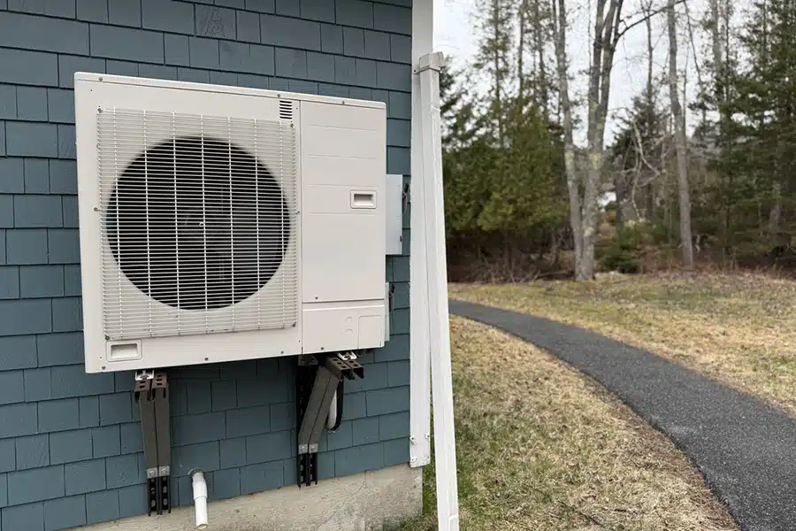 heat pump outside colorado home