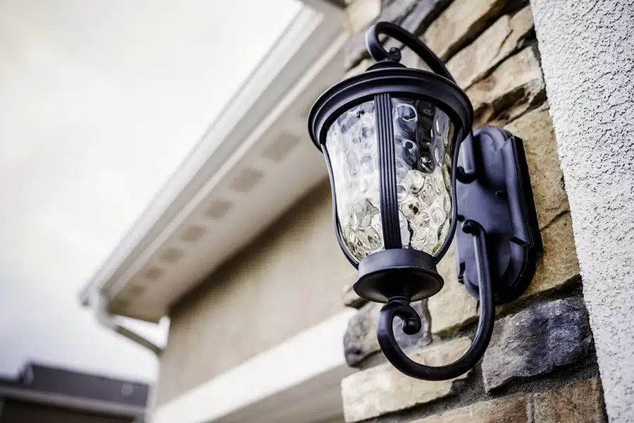 outdoor light of Denver CO home